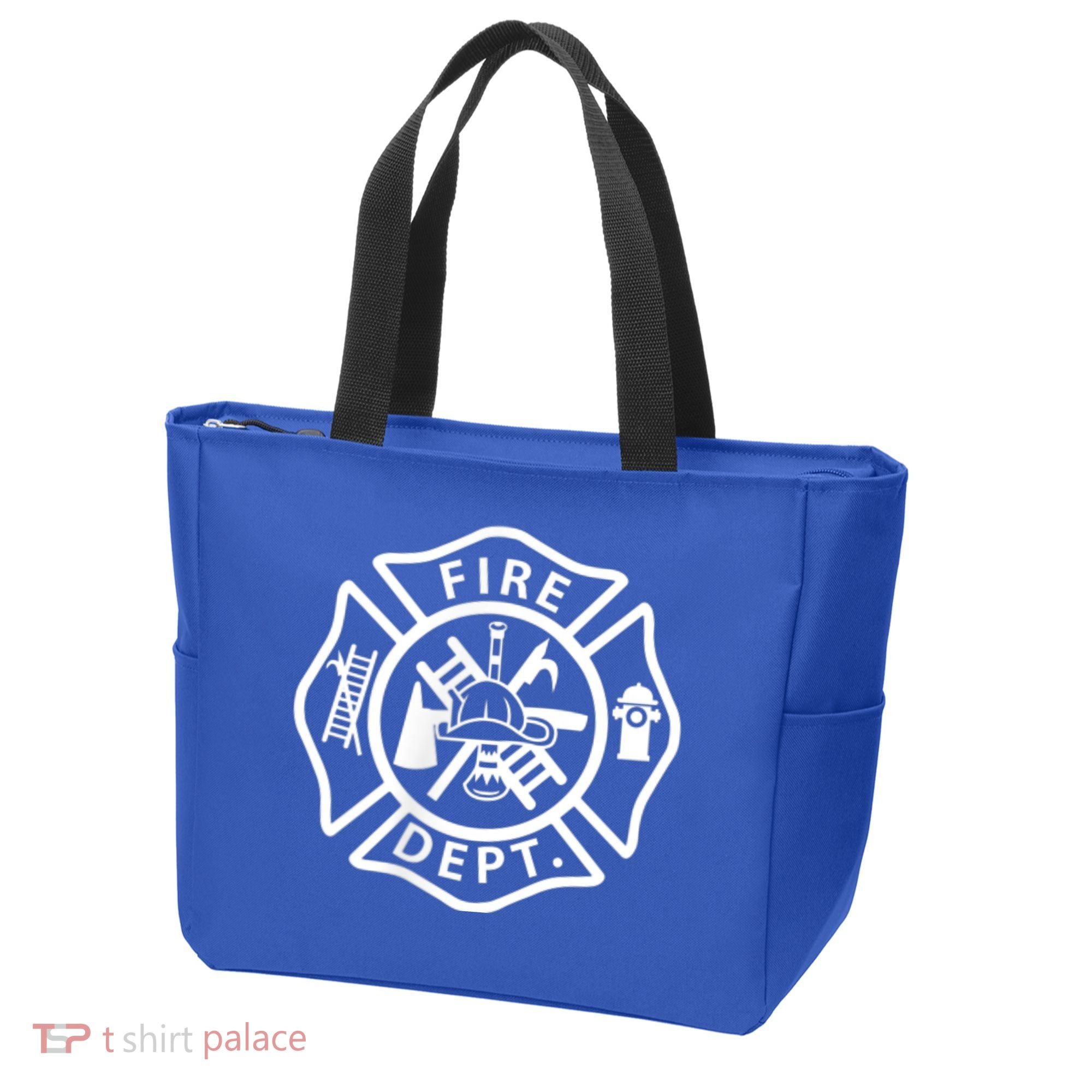 Fire Department Logo Uniform Fireman Symbol Firefighter Gear Tote Bag