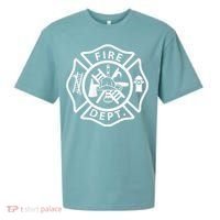 Fire Department Logo Uniform Fireman Symbol Firefighter Gear Sueded Cloud Jersey T-Shirt thumb 0