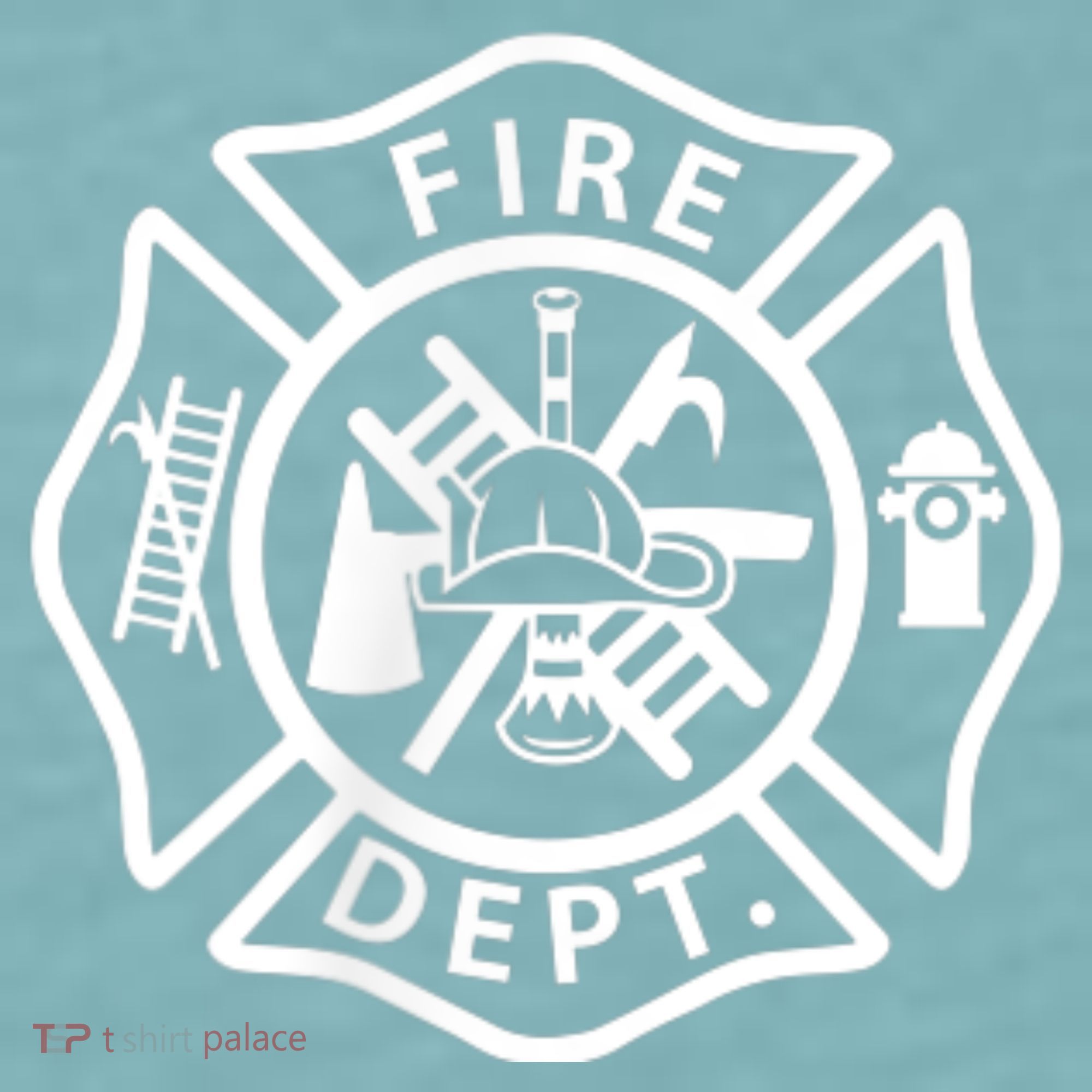 Fire Department Logo Uniform Fireman Symbol Firefighter Gear Sueded Cloud Jersey T-Shirt