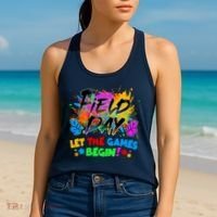 Field Days Let The Games Begin! Women's Tank Top thumb 2