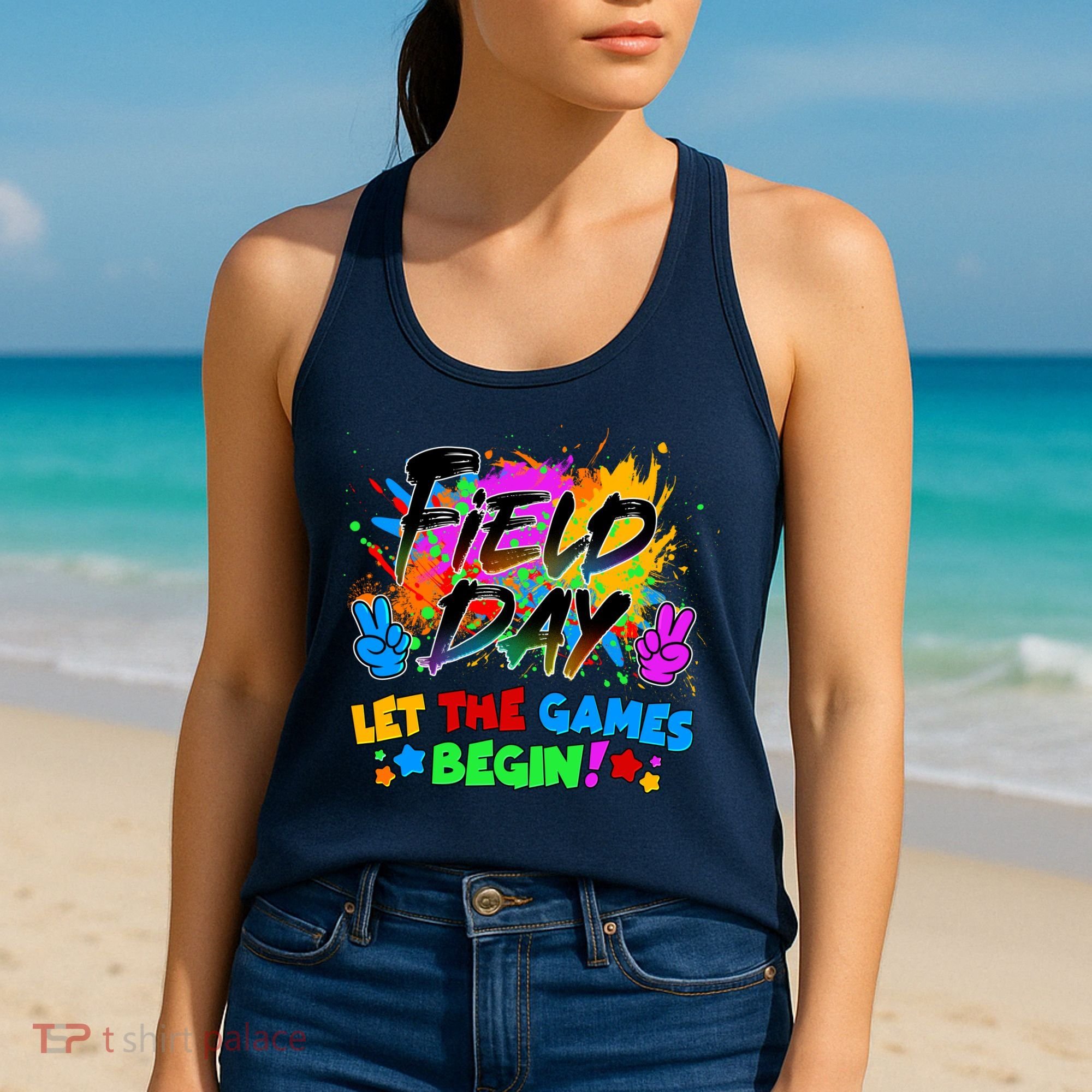 Field Days Let The Games Begin! Women's Tank Top