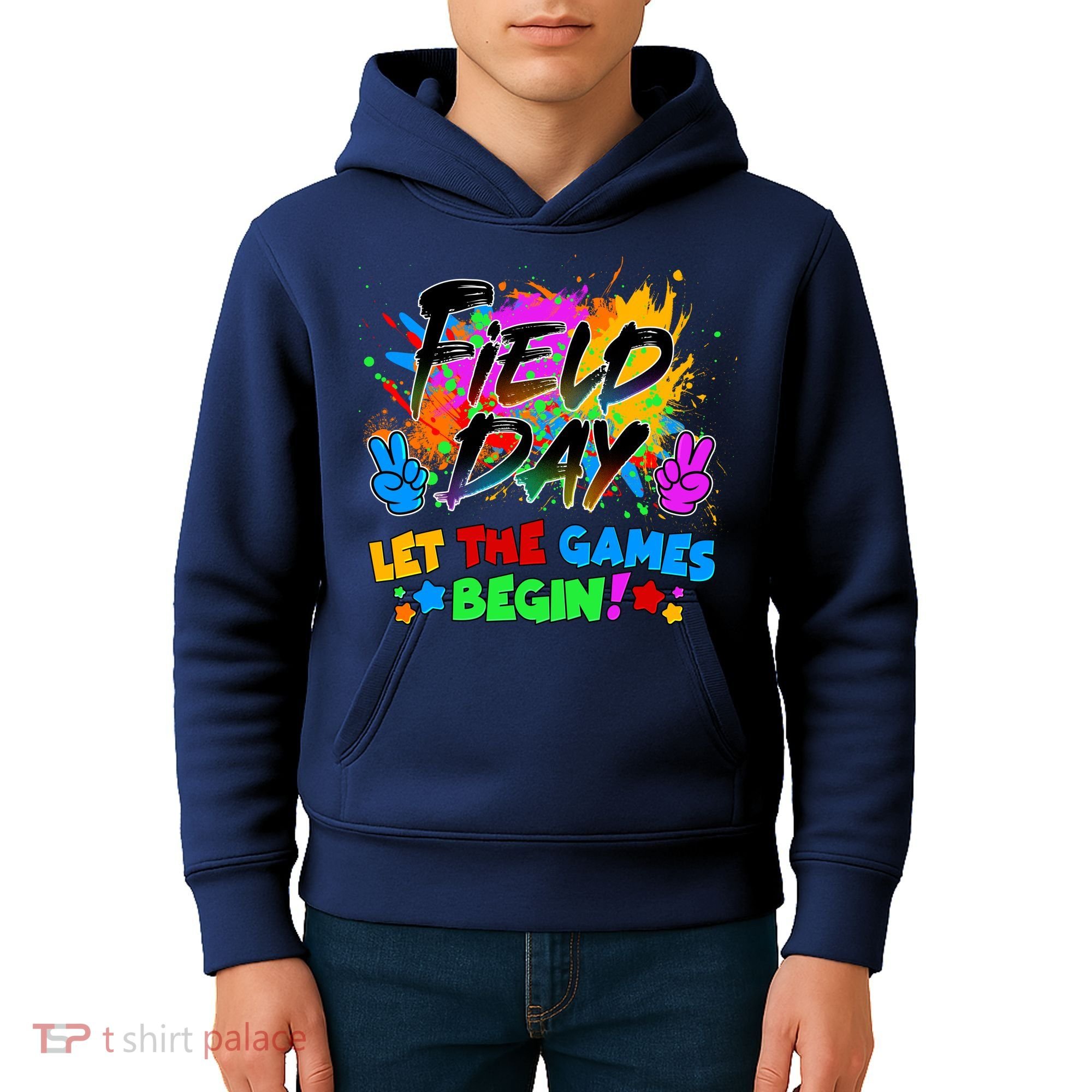 Field Days Let The Games Begin! Kids Hoodie