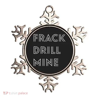 Frack Drill Mine Ornament