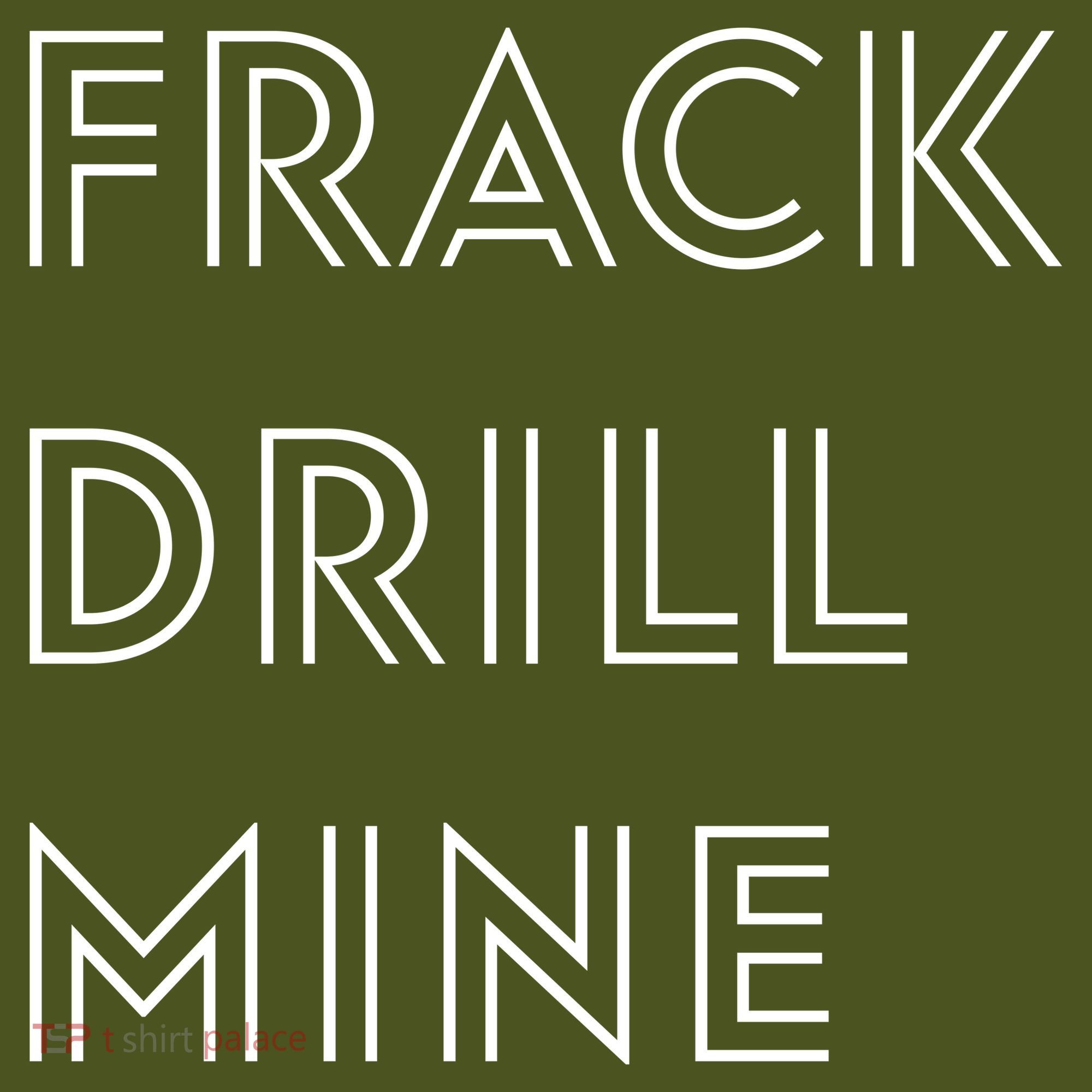 Frack Drill Mine Mousepad
