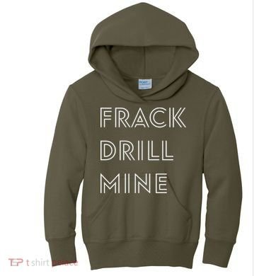 Frack Drill Mine Kids Hoodie