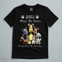 Funny Dogs Make Me Happy Humans Make My Head Hurt Funny Dog Lover T-Shirt thumb 5