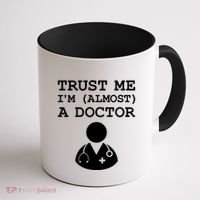 Funny Doctor Medical Student Trainee I'm Almost A Doctor Gift Coffee Mug thumb 1
