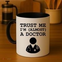 Funny Doctor Medical Student Trainee I'm Almost A Doctor Gift Coffee Mug thumb 4
