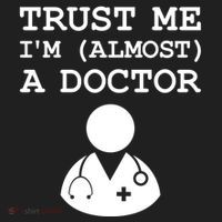 Funny Doctor Medical Student Trainee I'm Almost A Doctor Gift Beanie thumb 2
