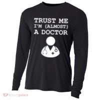 Funny Doctor Medical Student Trainee I'm Almost A Doctor Gift Cooling Performance Long Sleeve Crew thumb 0