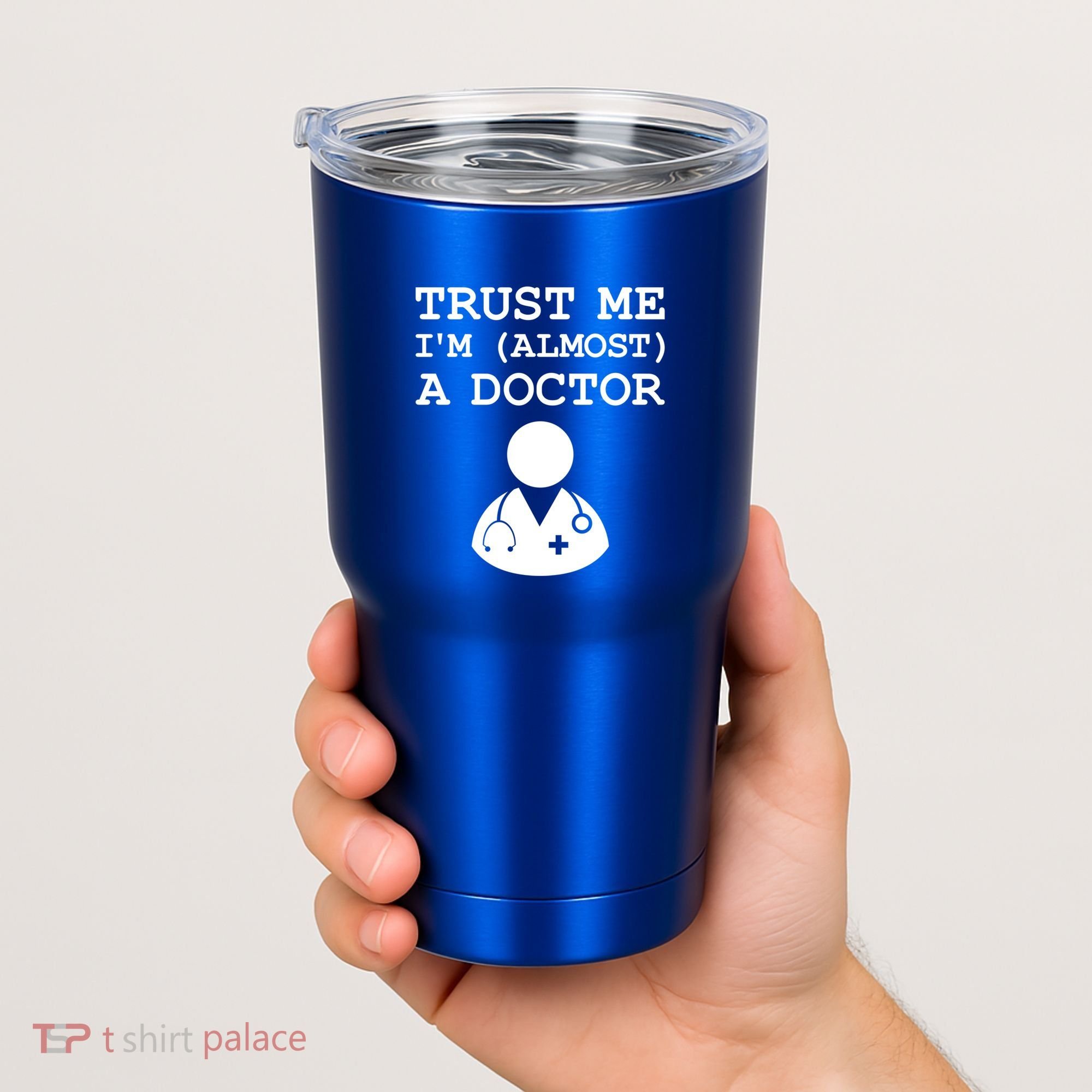 Funny Doctor Medical Student Trainee I'm Almost A Doctor Gift Tumbler