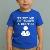 Funny Doctor Medical Student Trainee I'm Almost A Doctor Gift Toddler T-Shirt thumb 2