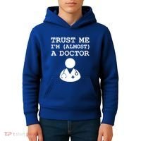 Funny Doctor Medical Student Trainee I'm Almost A Doctor Gift Kids Hoodie thumb 4
