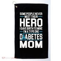 Funny Diabetes Mom Diabetes Golf Towel thumb 0