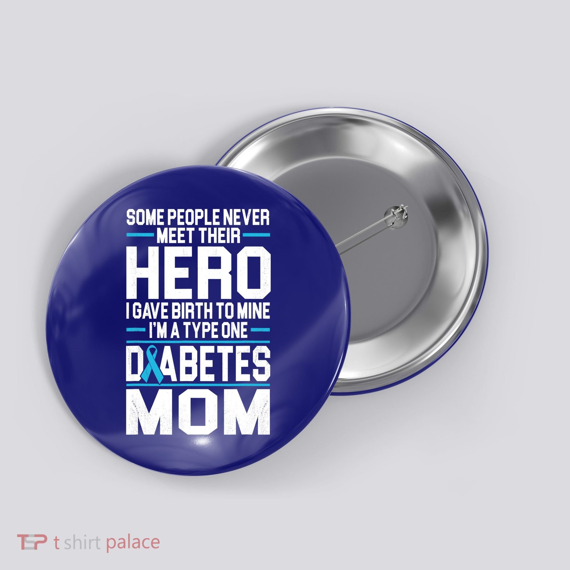 Funny Diabetes Mom Diabetes Button