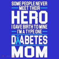 Funny Diabetes Mom Diabetes Button thumb 1