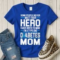 Funny Diabetes Mom Diabetes Women's T-Shirt thumb 3