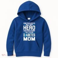 Funny Diabetes Mom Diabetes Kids Hoodie thumb 0