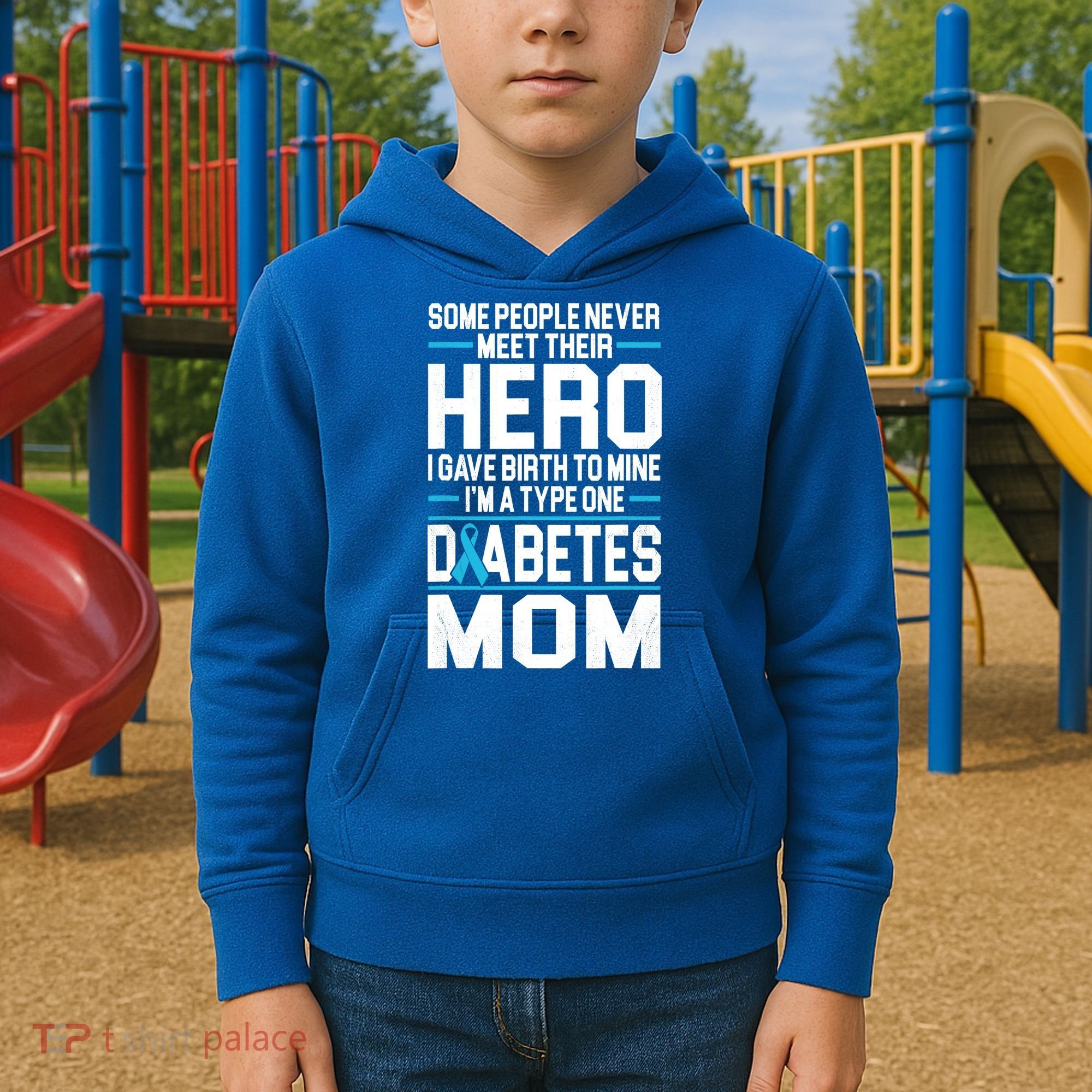 Funny Diabetes Mom Diabetes Kids Hoodie