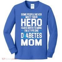 Funny Diabetes Mom Diabetes Kids Long Sleeve Shirt thumb 0