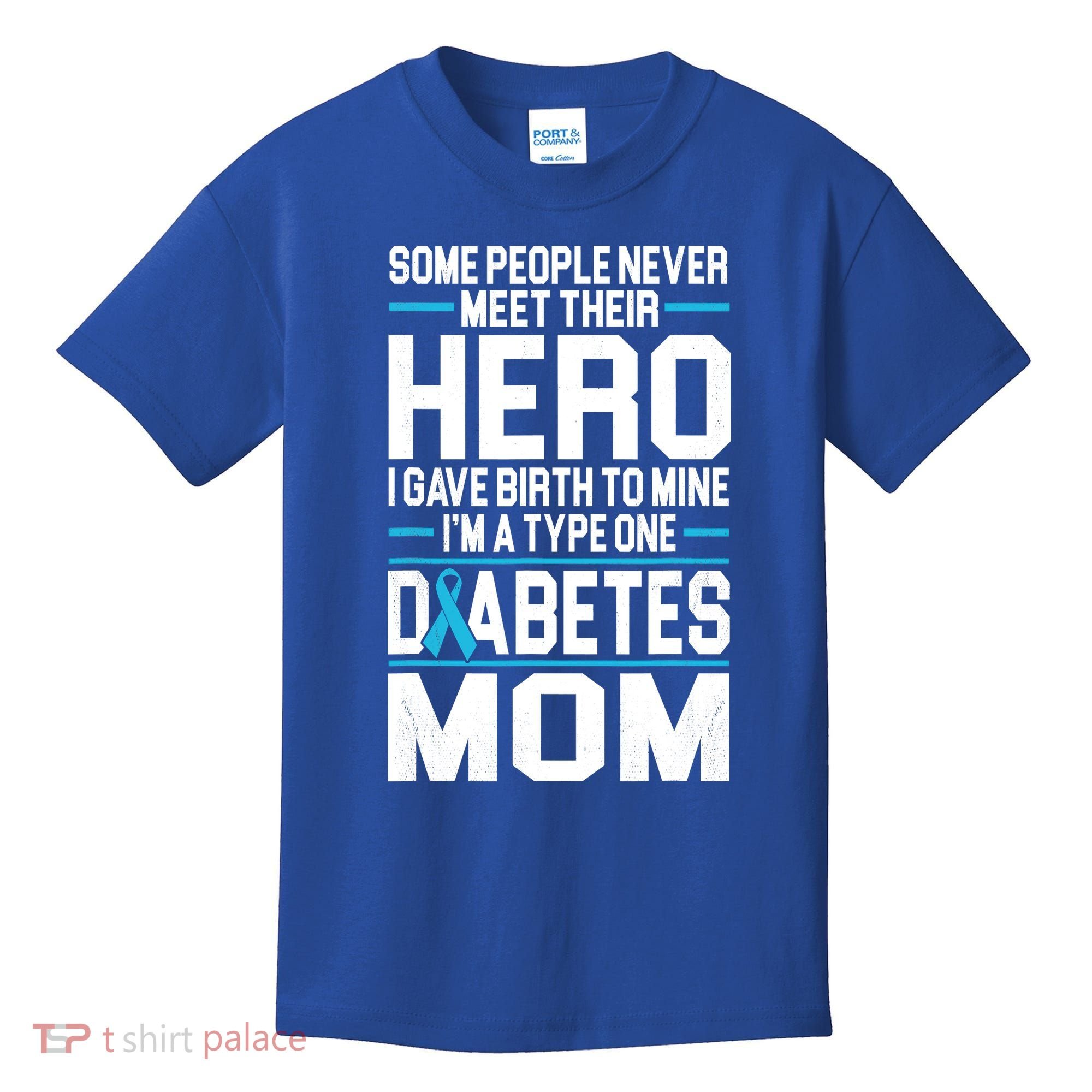 Funny Diabetes Mom Diabetes Kids T-Shirt