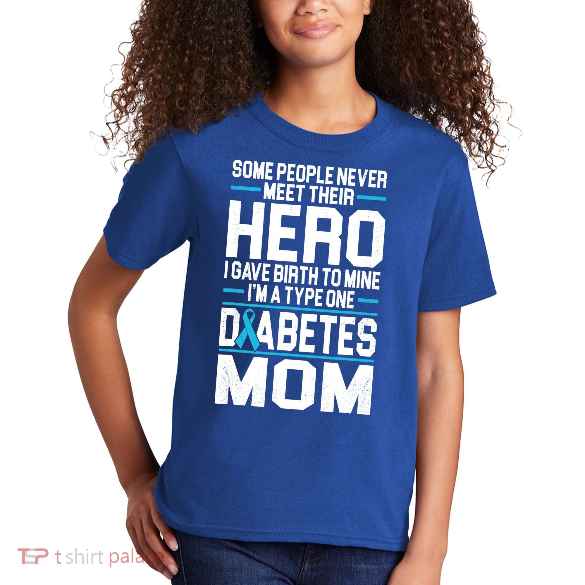 Funny Diabetes Mom Diabetes Kids T-Shirt