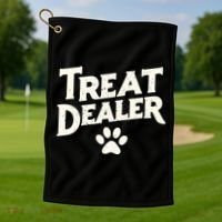 Funny Dog Mom Lover Dog Lover Golf Towel thumb 1