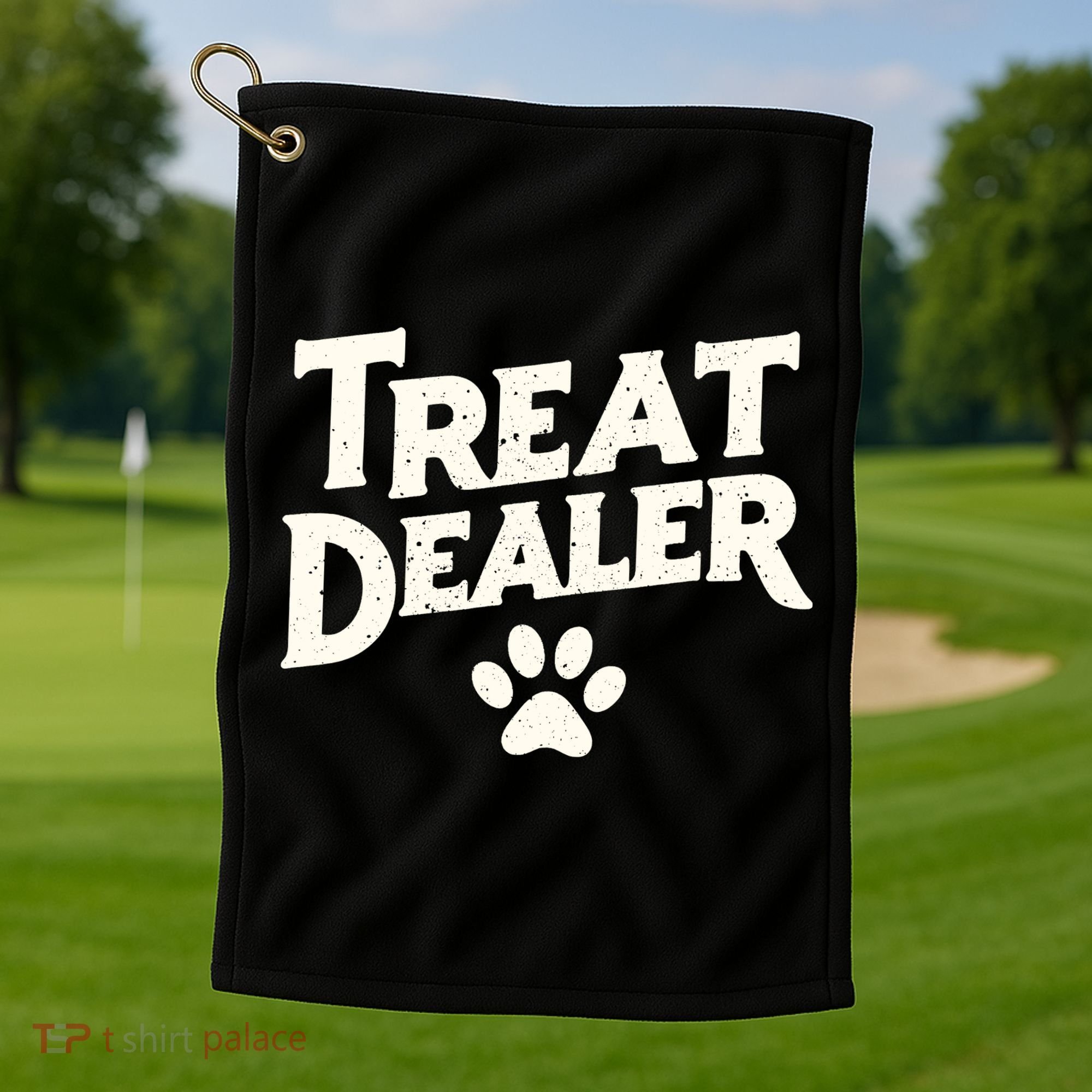 Funny Dog Mom Lover Dog Lover Golf Towel