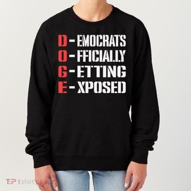 Funny Doge Meaning Government Corruption Exposed Women's Sweatshirt