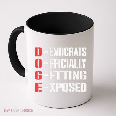 Funny Doge Meaning Government Corruption Exposed Coffee Mug