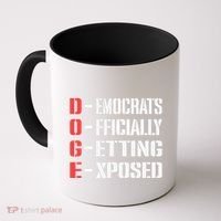 Funny Doge Meaning Government Corruption Exposed Coffee Mug thumb 0