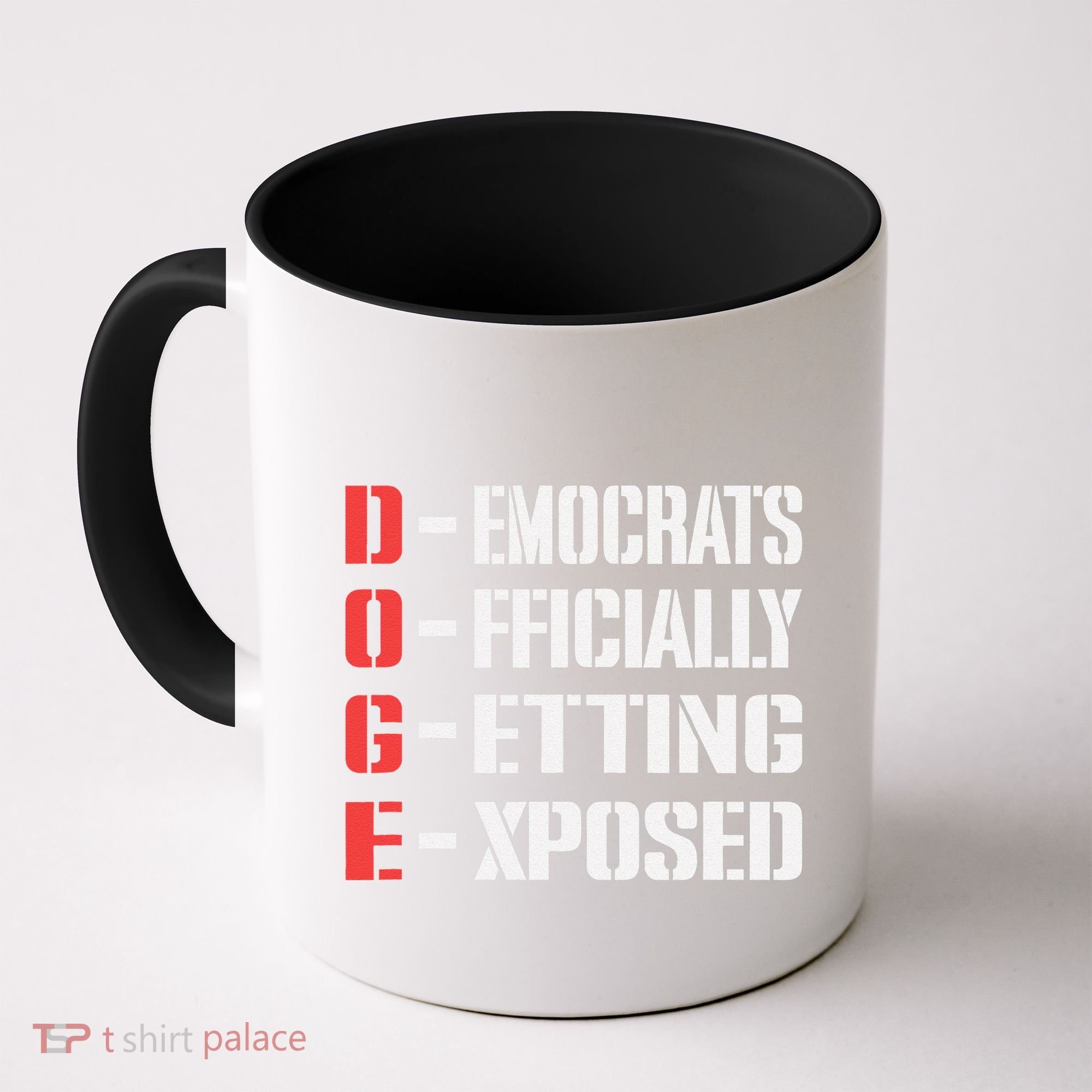 Funny Doge Meaning Government Corruption Exposed Coffee Mug