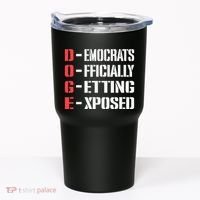 Funny Doge Meaning Government Corruption Exposed Tumbler thumb 0