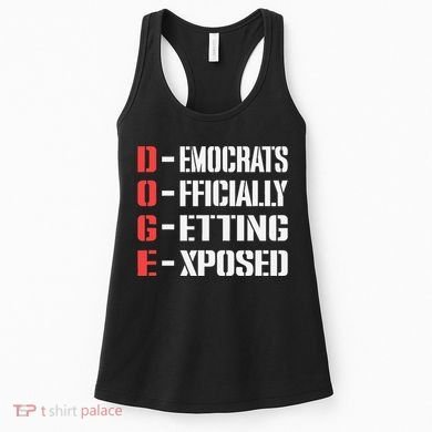 Funny Doge Meaning Government Corruption Exposed Women's Tank Top