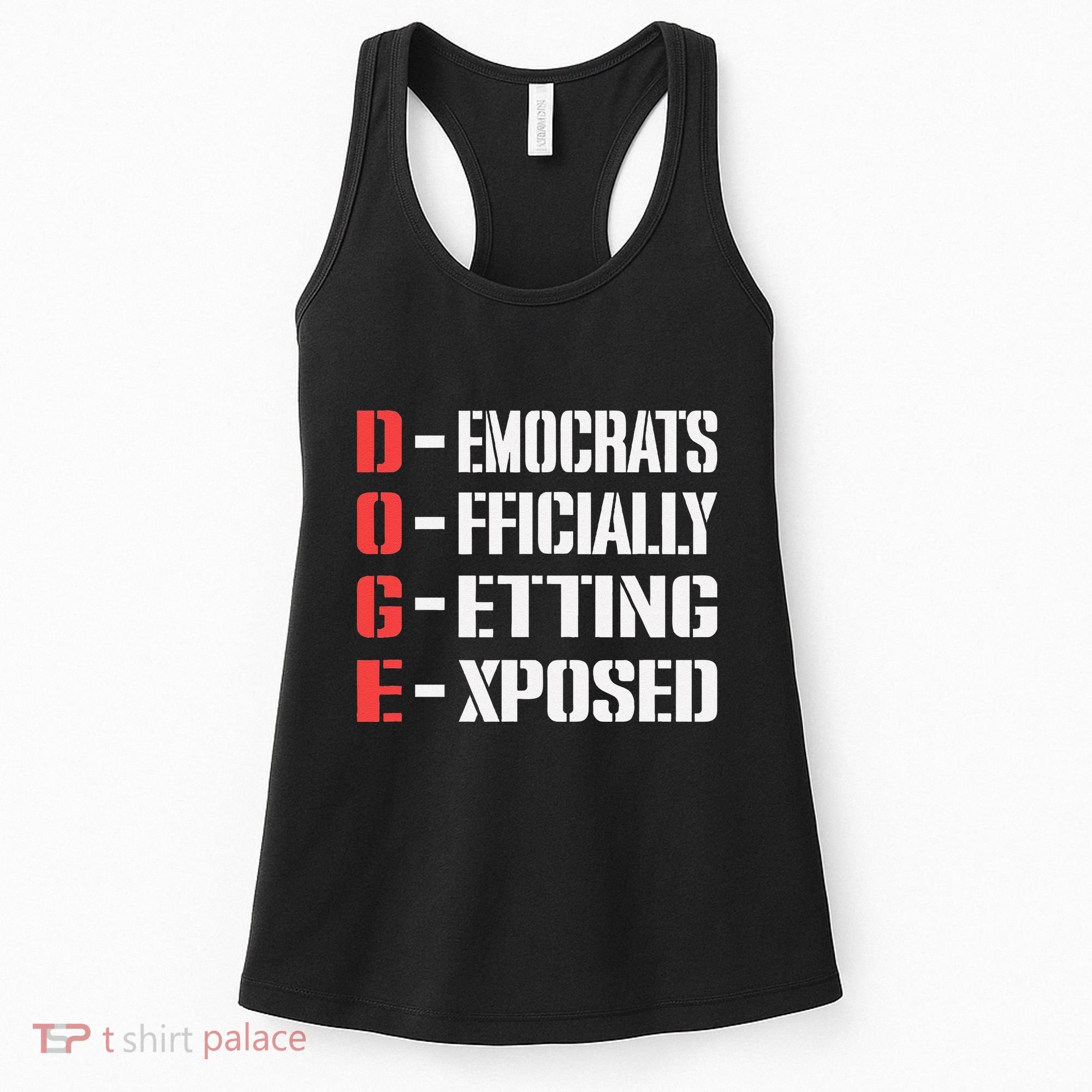 Funny Doge Meaning Government Corruption Exposed Women's Tank Top