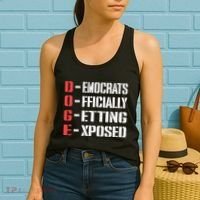 Funny Doge Meaning Government Corruption Exposed Women's Tank Top thumb 2