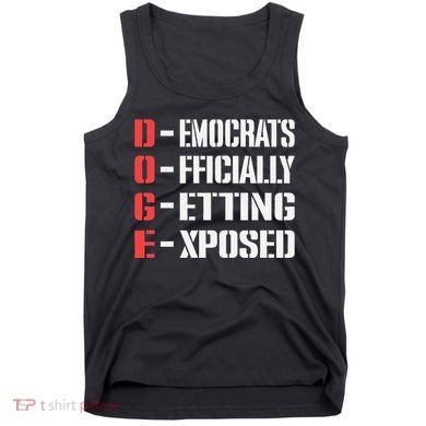 Funny Doge Meaning Government Corruption Exposed Tank Top