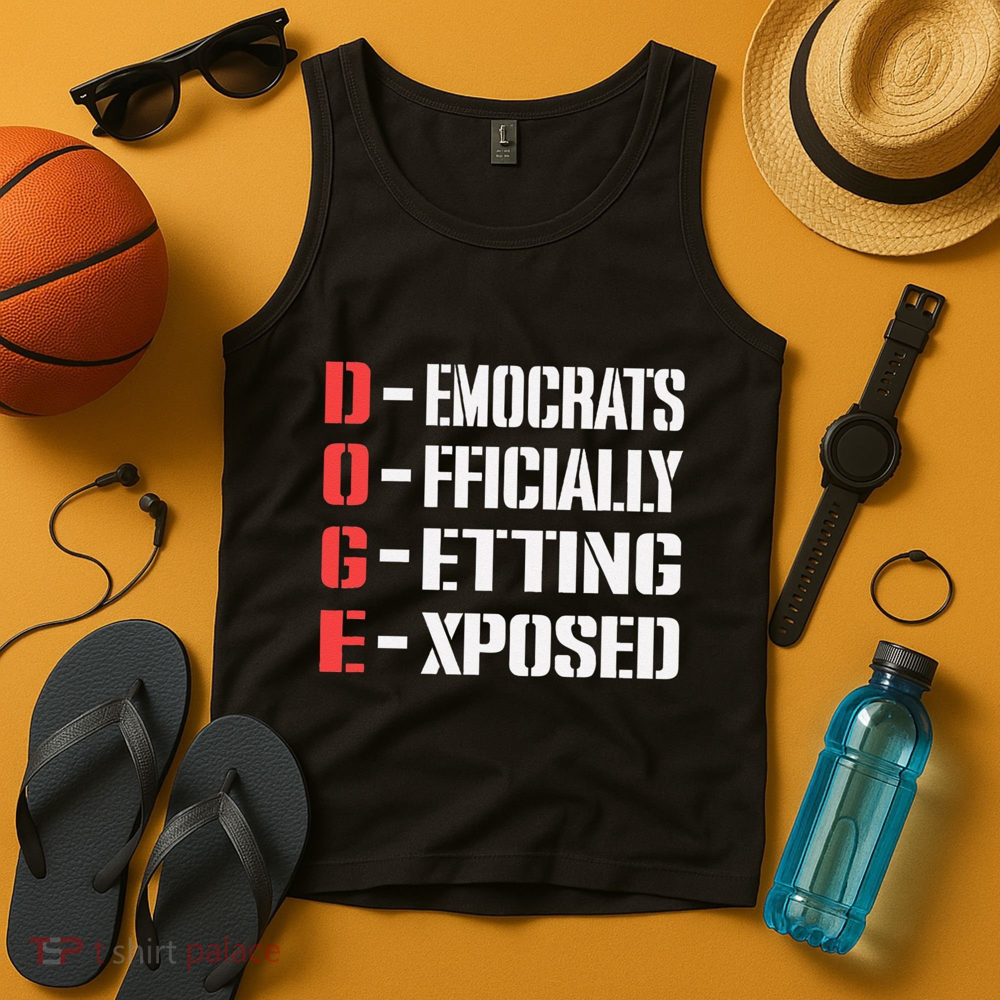 Funny Doge Meaning Government Corruption Exposed Tank Top