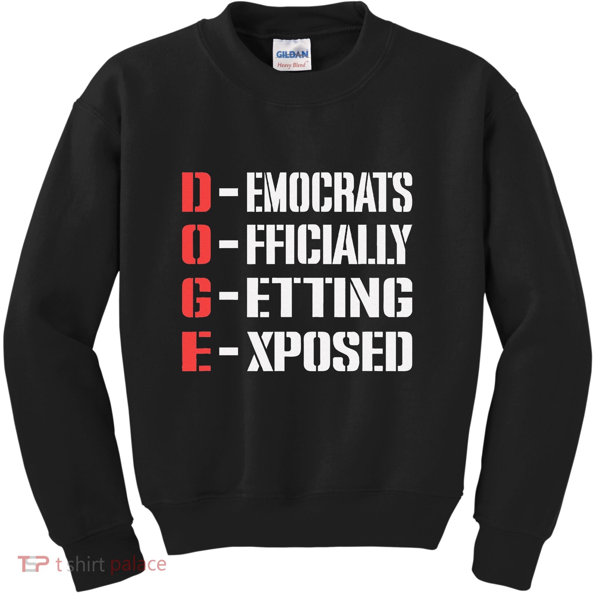 Funny Doge Meaning Government Corruption Exposed Kids Sweatshirt