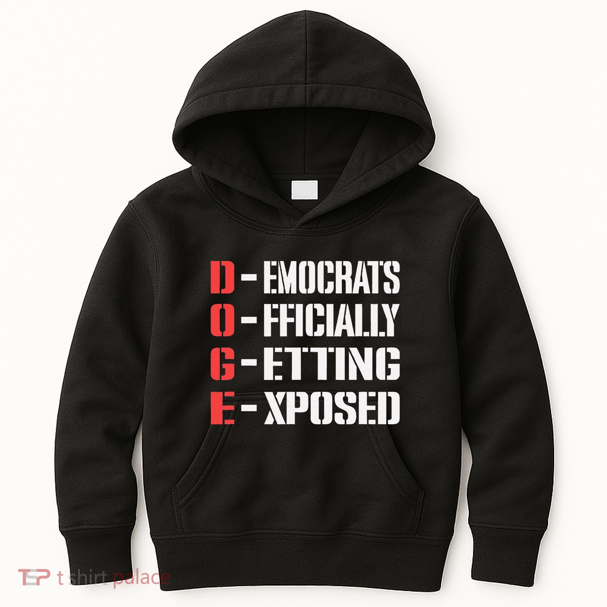Funny Doge Meaning Government Corruption Exposed Kids Hoodie