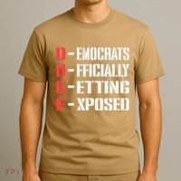Funny Doge Meaning Government Corruption Exposed T-Shirt thumb 3