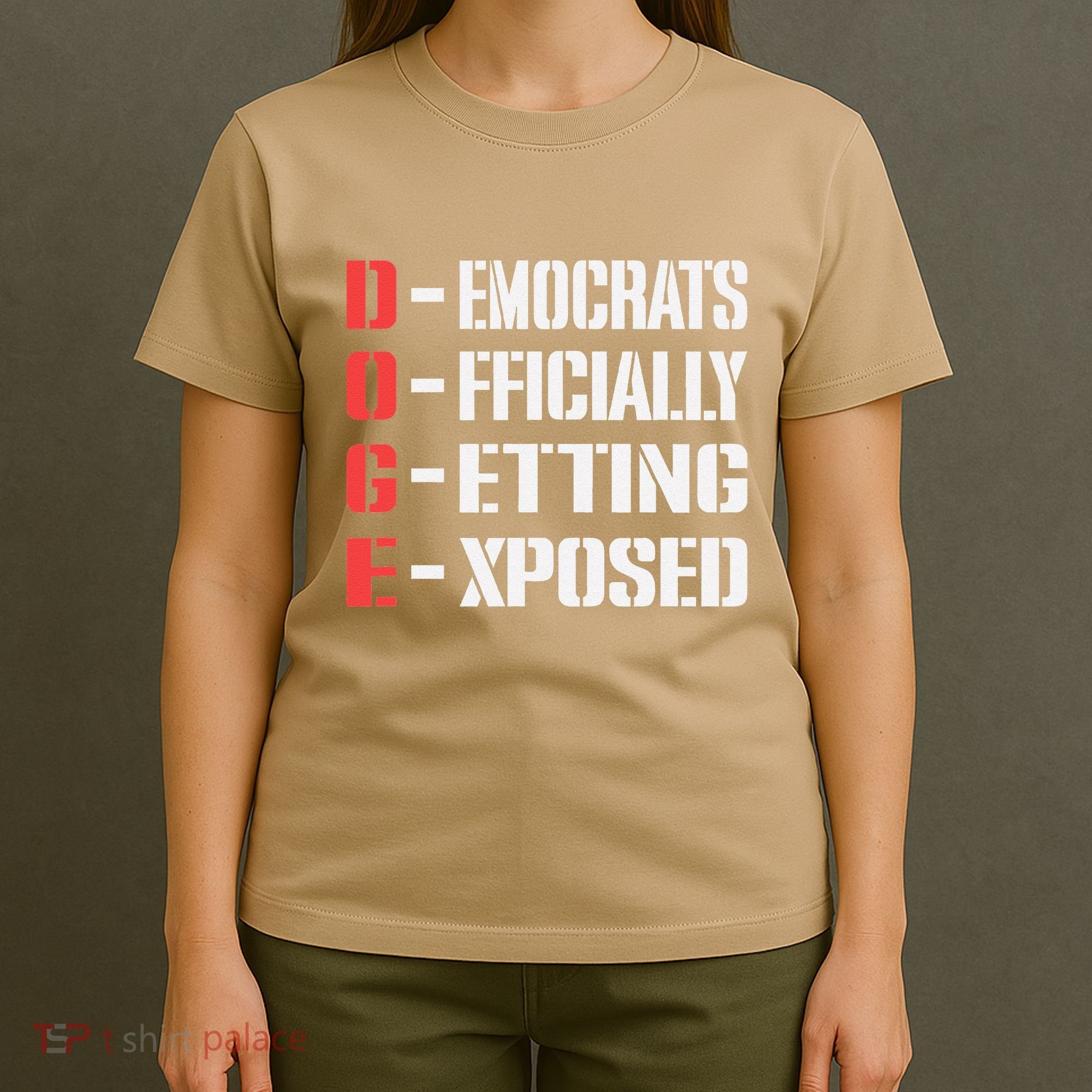 Funny Doge Meaning Government Corruption Exposed T-Shirt