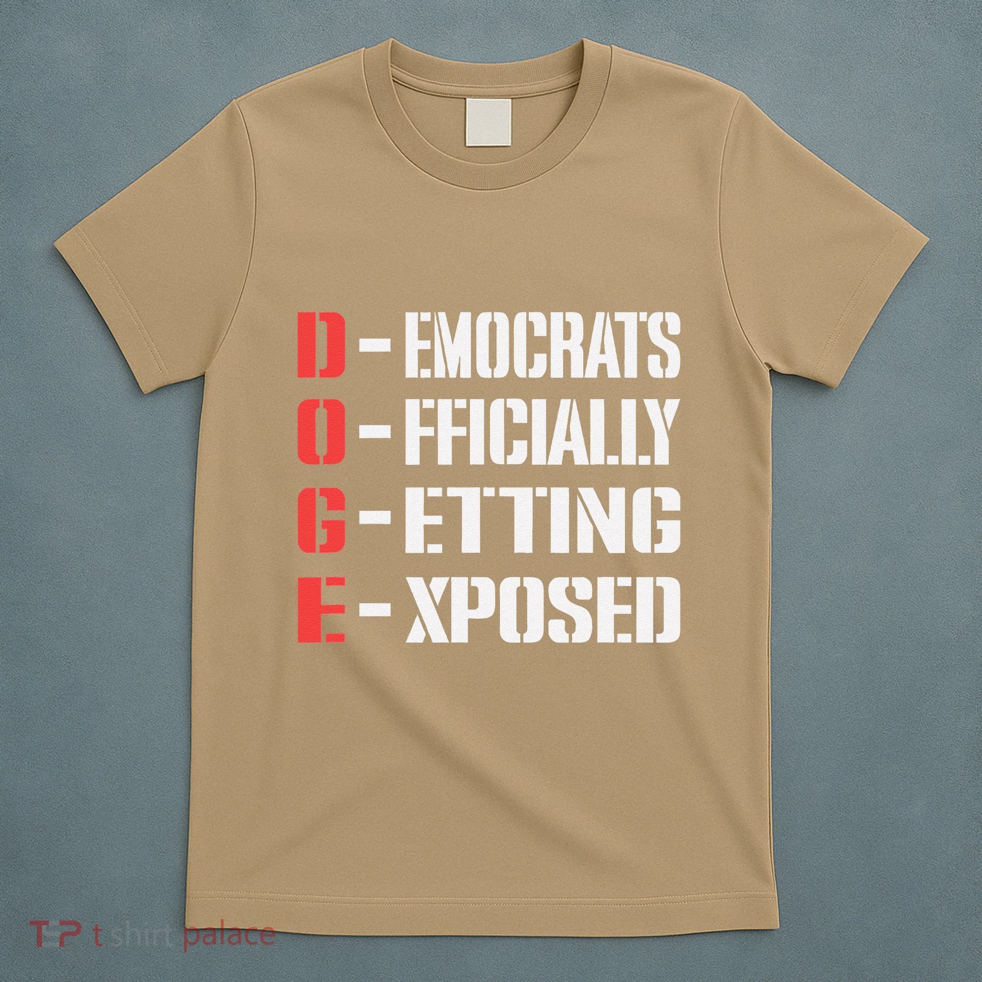 Funny Doge Meaning Government Corruption Exposed T-Shirt