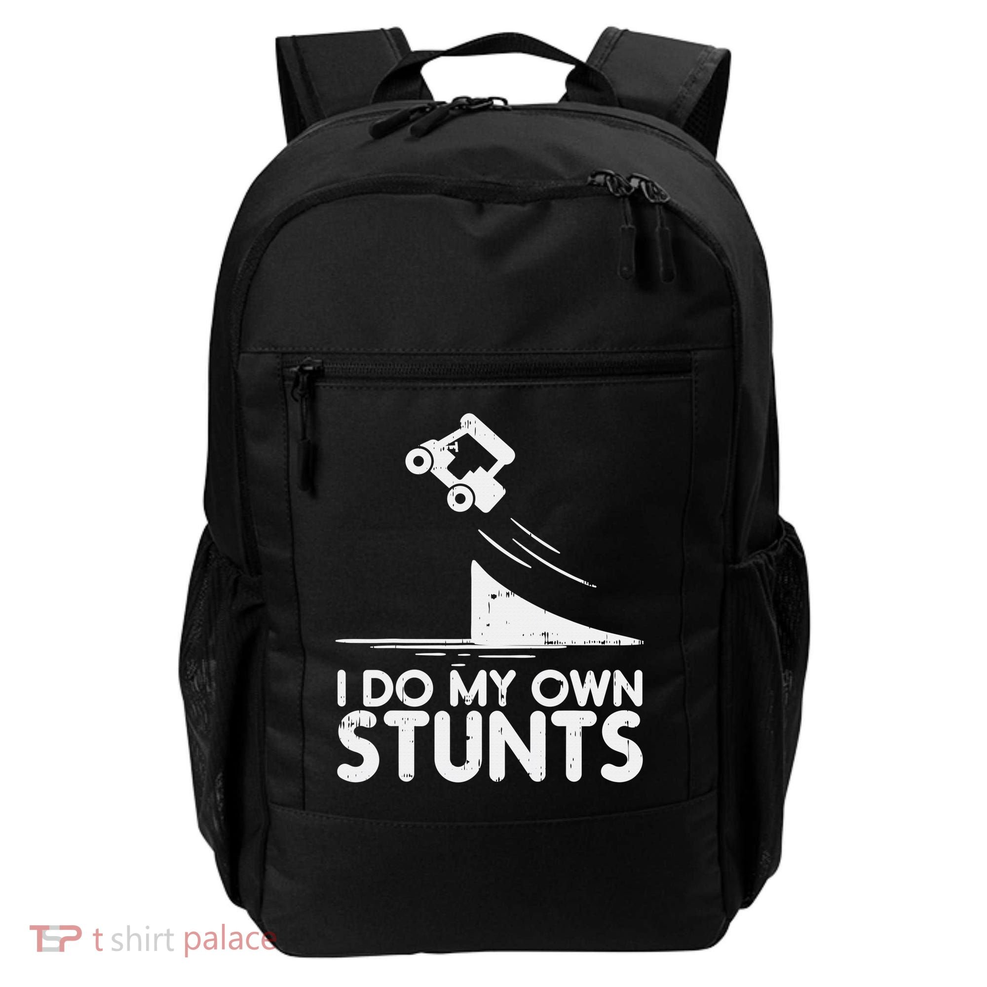 Funny Do My Own Stunts Golf Cart Driver Golfing Lover Backpack