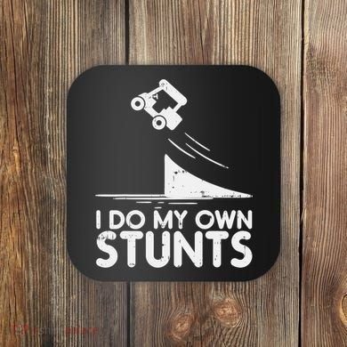 Funny Do My Own Stunts Golf Cart Driver Golfing Lover Coaster