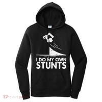 Funny Do My Own Stunts Golf Cart Driver Golfing Lover Women's Hoodie thumb 0