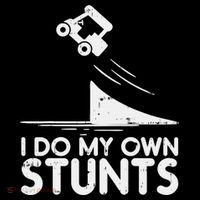 Funny Do My Own Stunts Golf Cart Driver Golfing Lover Women's Hoodie thumb 2
