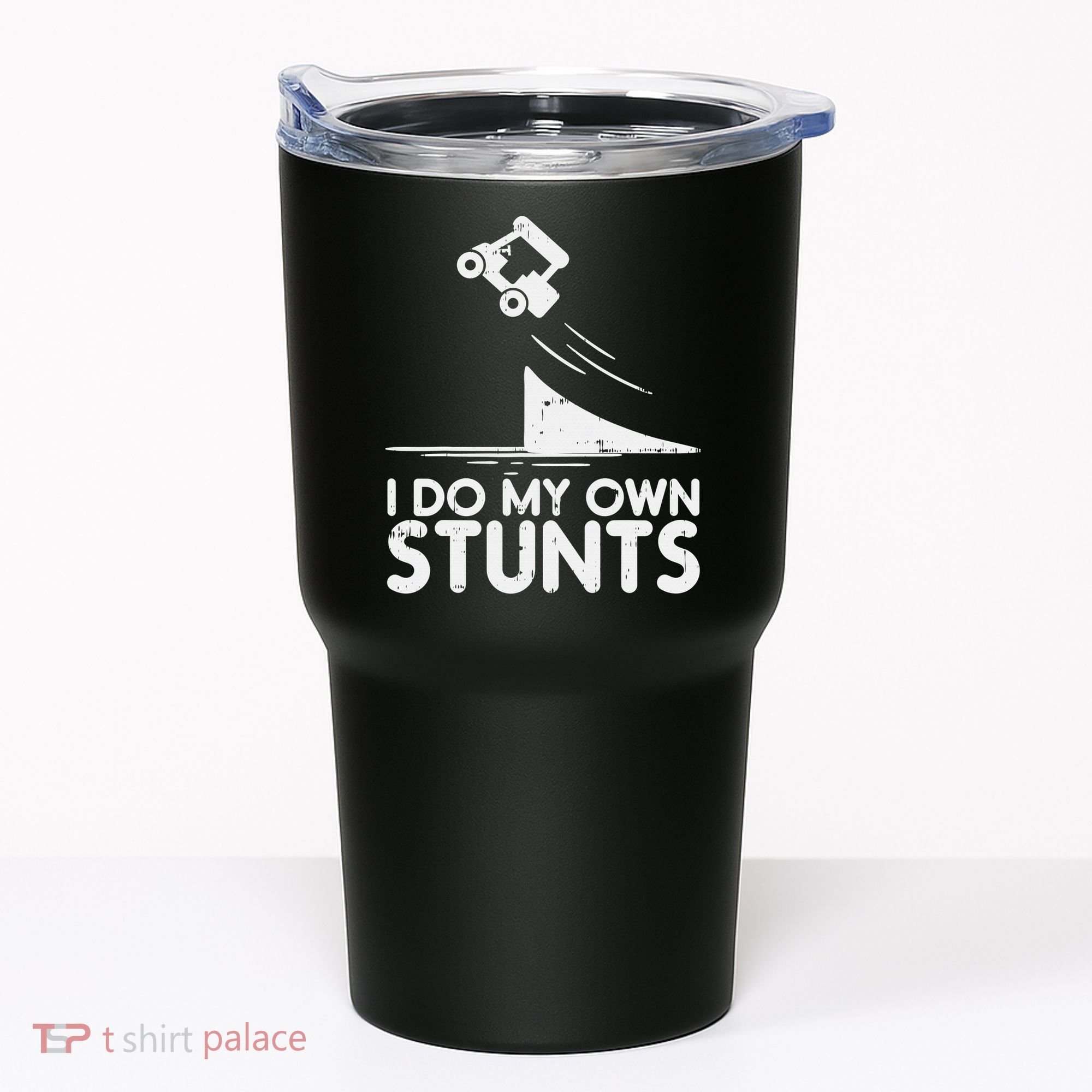 Funny Do My Own Stunts Golf Cart Driver Golfing Lover Tumbler