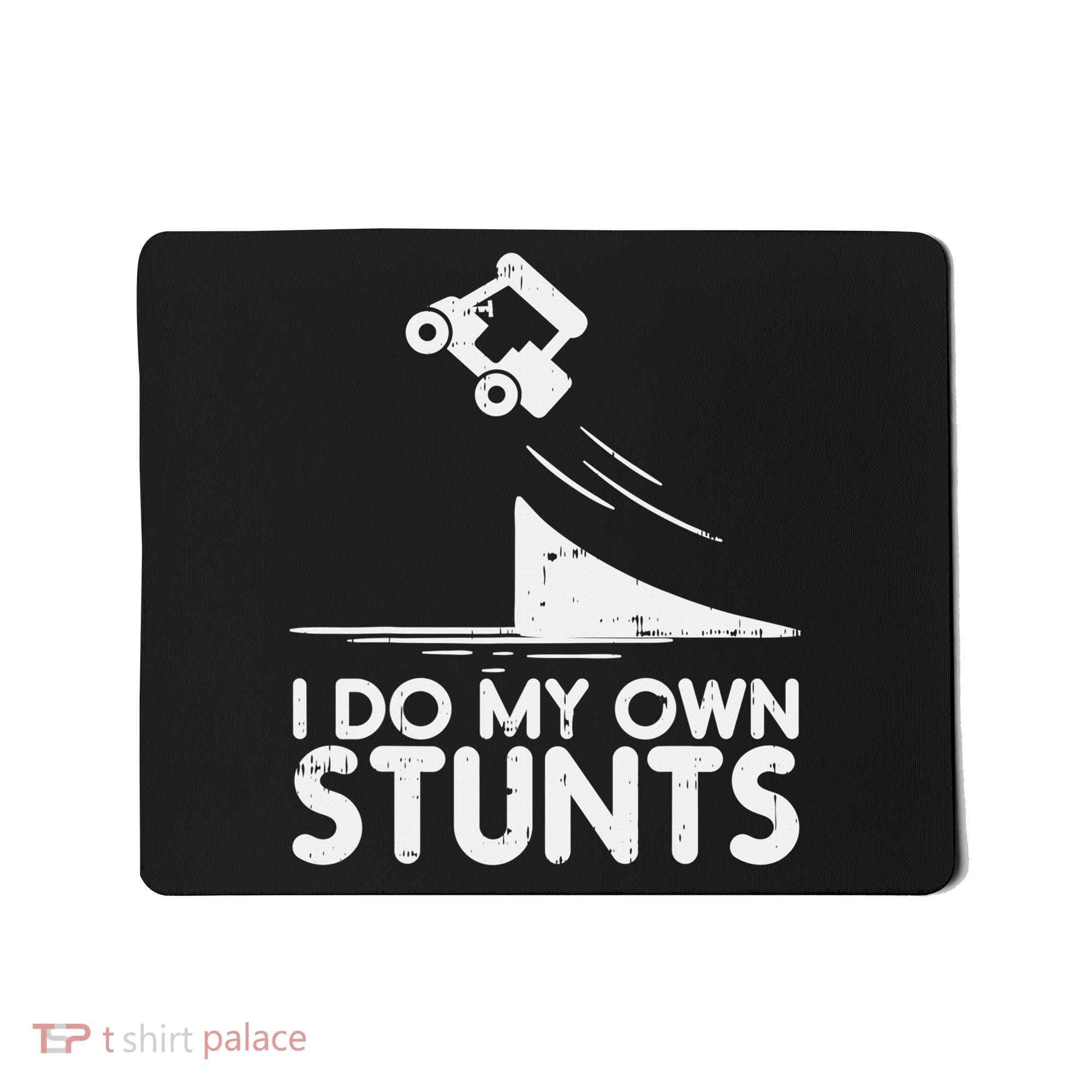Funny Do My Own Stunts Golf Cart Driver Golfing Lover Mousepad