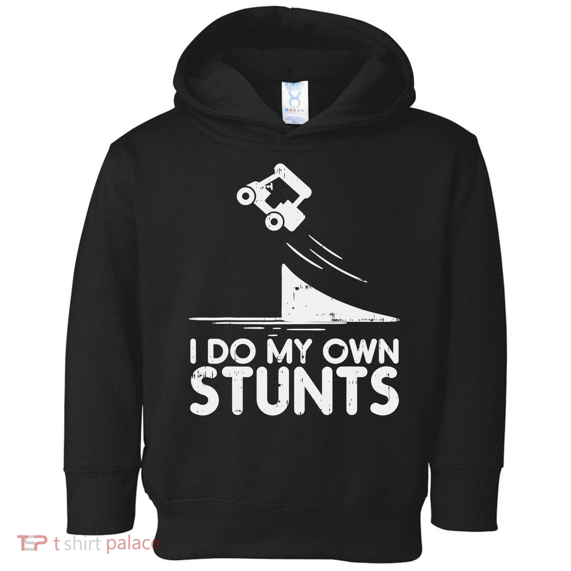 Funny Do My Own Stunts Golf Cart Driver Golfing Lover Toddler Hoodie